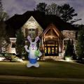 190cm Inflatable Easter Bunny Cute Rabbit Led Lamp Inflatable-eu Plug