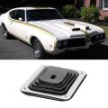 Car Shift Dust Cover Rubber Shifter Boot with Chrome Plate