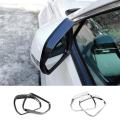 For Ford Evos 2022 Chrome Abs Car Rearview Mirror Rain Eyebrow Cover