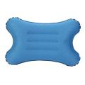 Inflatable Travel Pillow for Camping Hiking Mountaineering Dark Blue