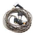 Mmcx Audio Cable New 2-strand Silver Plated Copper Earphone Upgrade