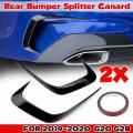 Glossy Black Car Rear Bumper Side Splitter Spoiler for Bmw G20 G28