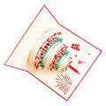 Greeting Cards Paper 3d Pop Up Laser-cut Cake with Envelope Red