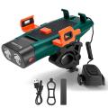 West Biking Bicycle Front Usb Rechargeable Lamp 500lm Headlight,green