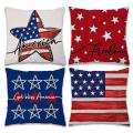 America Independence Day Decorations Farmhouse Throw Pillows Decor