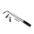 Telescoping Lug Wrench, Wheel Wrench with Cr-v Sockets(17/19,21/23mm)