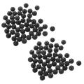 50 Pcs 18mm Diameter Black Bio Balls for Aquarium Pond Filter