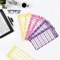 60pcs Budget Sheets Expense Tracker Paper Refill Inserts with Holes