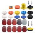 1set 3 Inch Polishing Pads for Drill Bit Grinding Attachments Various