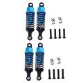 4pcs Aluminum Shock Absorber Upgrade Parts for 1:18 Wltoys A959 Blue