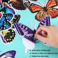 20pcs Large Size Butterfly Window Clings Anti-collision