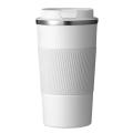 380ml Double Stainless Steel Coffee Hot Water Mug with Non-slip Case