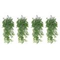 2 Pack Hanging Artificial Plants Bamboo Faux Hanging Bamboo Leaves