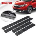 4pcs/set Car Door Sill Scuff Welcome Pedal Protect Fiber Stickers