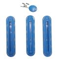 3pcs for Futures Fins Box Surfboard Future Fins Plug with Key(blue)