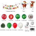 Red Green Latex Balloonstool Set for Christmas Party Decorations