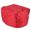 Polyester Quilted Four Slice Toaster Appliance Dust-proof Cover (red)