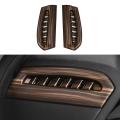 2pcs Grain Full-set Interior, Front Side Air Vent for 18-21 Camry
