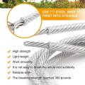 45m Pvc Coated Wire Rope Fence Wire Garden Wire for Climbing