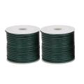 Round Waxed Thread Necklace Rope Leather Cord Thread,dark Green