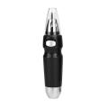 2 Pcs Electric Shaving Nose Ear Trimmer Safety Face Care,black