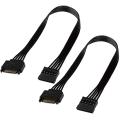 1pcs Sata Power Extension Cable,15 Pin Sata Male to Female Extender