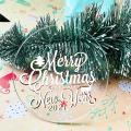 20pcs 3 Inch Clear Acrylic Ornaments for Christmas Tree Decoration
