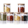 Glass Jars with Lids, Kitchen Storage Containers for Storing, 6 Pack