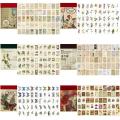 Washi Stickers Set Vintage for Journaling Floral Paper Sticker