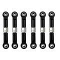 6pcs for Wltoys 1/18 A949 A959-b Connecting Rod Servo Connecting Rod