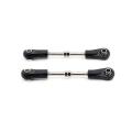 2pcs Steering Link Rod for Zd Racing Dbx10 10421-s 9102 1/10 Rc Car