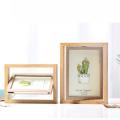 Creative Wood Rotating Photo Frame Home Decoration(three-frame)