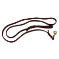 2m Leather Braided Pet Dog Walk Traction Collar Strap Training Leash