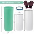 Seamless Silicone Sleeve for Full Wrap Tumbler Blanks Sublimation B