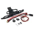 Front Bumper with Led Light for Wltoys 144001 144010 124016 Rc Car