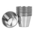 20 Pack Stainless Steel Sauce Cups,dipping Sauce Cup,individual