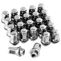 Set Of 24 Nuts Lugs Taller Chrome for Toyota Tacoma 4 Runner Lexus