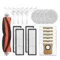 19pcs Accessories Kit Washable Main Side Brush Hepa Filter Mop Cloth