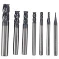 7pcs 4 Flutes End Mill Set Cutter Power Tools 1/2/3/4/5/6/7/8mm