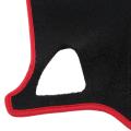 Dashboard Cover for Mitsubishi Lancer Ex 2010 2012-2016 (black+red)