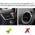 For Mercedes Benz Front Left Right Air Vent Tabs