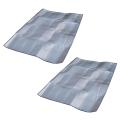 2pcs Outdoor Double-sided Camping Tent Travel Mattress Sleeping Pad