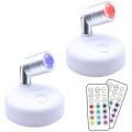 Rgb Wireless Spotlight Indoor, Battery Operated Mini Accent Lights