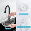 Storage Cabinet Turntable-2 Pieces 10.6 Inch Transparent Rotating