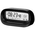 Digital Alarm Clock for Bedrooms,battery Operated Desk Clock,black