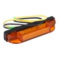6 Led Clearance Side Marker Light Indicator Lamp Strip 12v, Orange