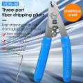 Vcfs-30 Stainless Steel Three-port Fiber Stripping Pliers Ftth Tool