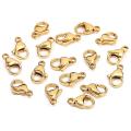 100pcs Stainless Steel Silver and Gold Lobster Clasp for Diy Jewelry