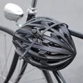 Ulac Bike Cable Lock Bicycle Helmet Lock Password for Bike Black