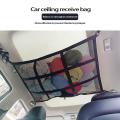 Car Ceiling Storage Net Pocket 90x65cm Car Roof Interior Cargo Net